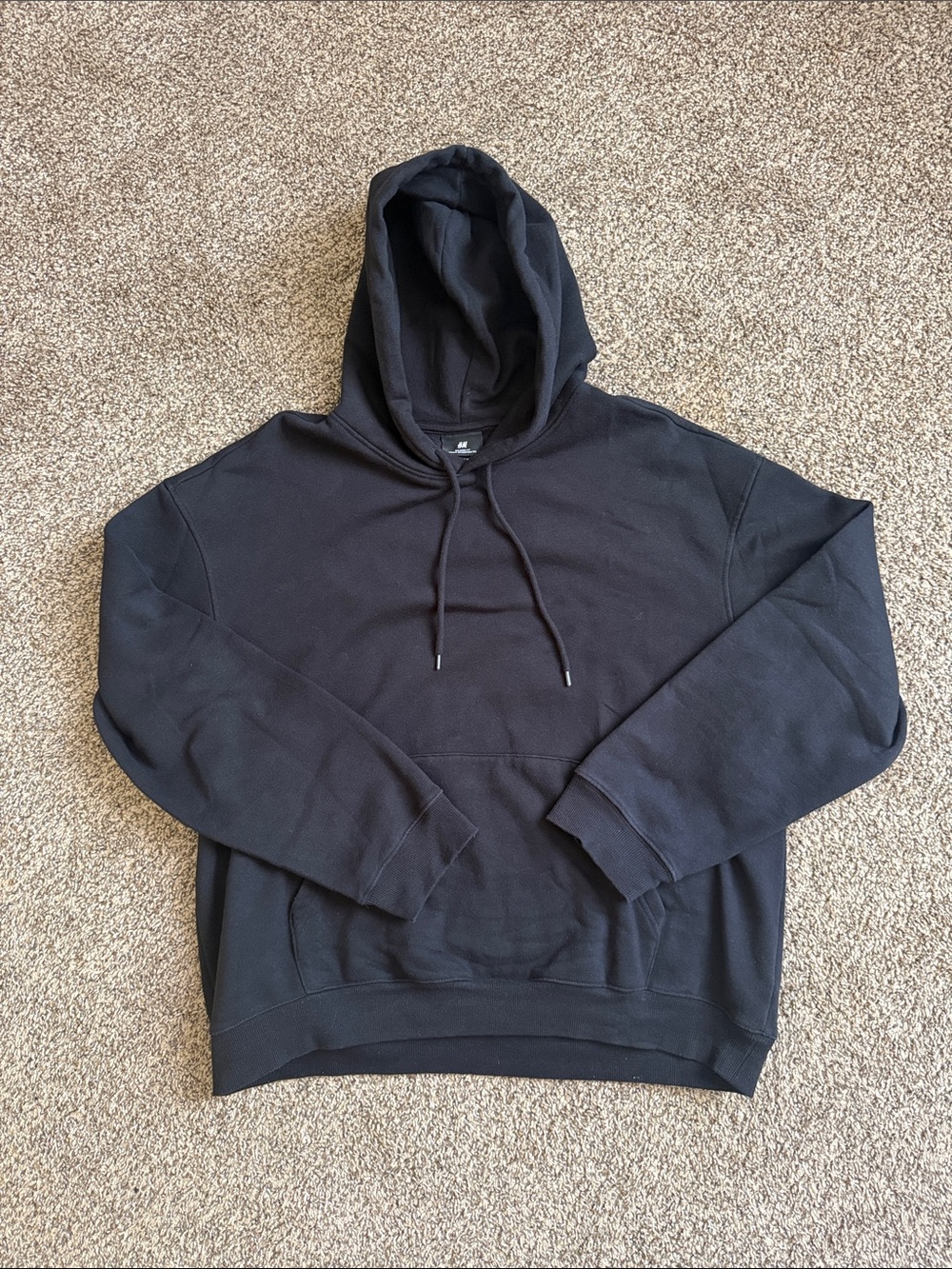H&M Black Pullover Hoodie